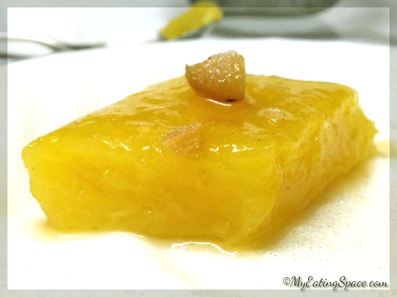 #Homemade #delicious fruit bar made with pineapple and glazed with honey.