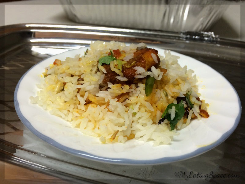 Baked fish Biryani, the famous Malabar dum biriyani, made with Kalijira rice and fish fillets with lots of spices. This royal main dish is a treat worth trying.