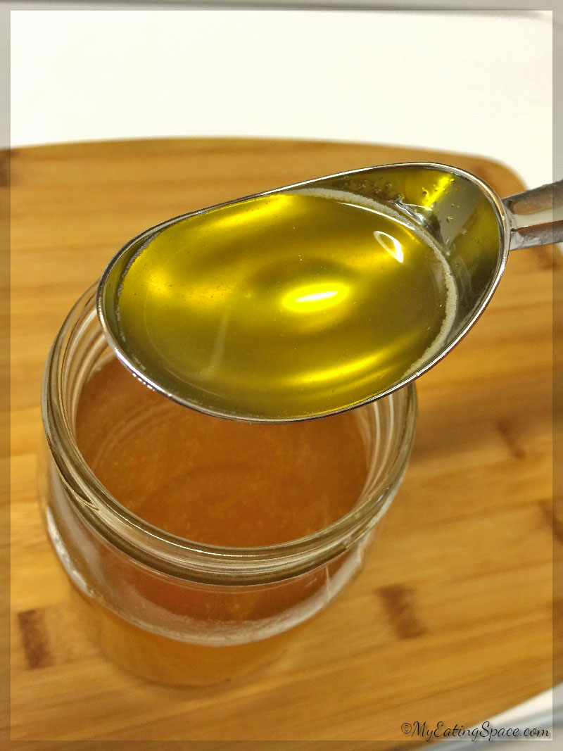 Homemade ghee, the liquid gold or clarified butter is very expensive to buy, but simple and cheap to make at home. Ghee, the clarified butter has been revered in Indian culture, cuisine and medicines. It has a more intense flavor and nutrients than butter and a little bit goes a long way.