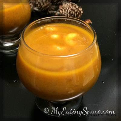 Mango pudding is a yummy delicious dessert made in Kerala style. They are known by the name mambazham (mango) prathaman (pudding made with coconut milk). Watch the video of making this delicious mango pudding at myeatingspace.com