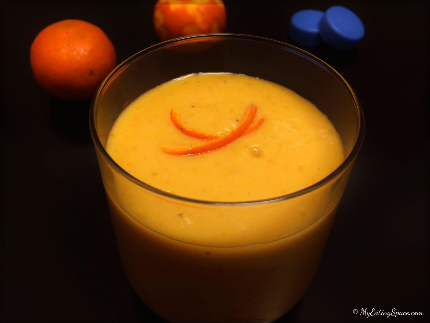 Mandarin Breakfast Smoothie - Downshiftology