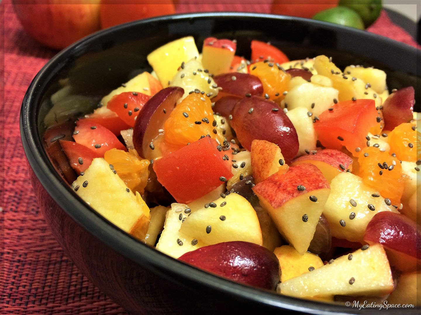 A healthy bowl of fruit salad will make any day refreshing. Just look for some simple tips and make your perfect fresh fruit salad. get the recipe at myeatingspace.com