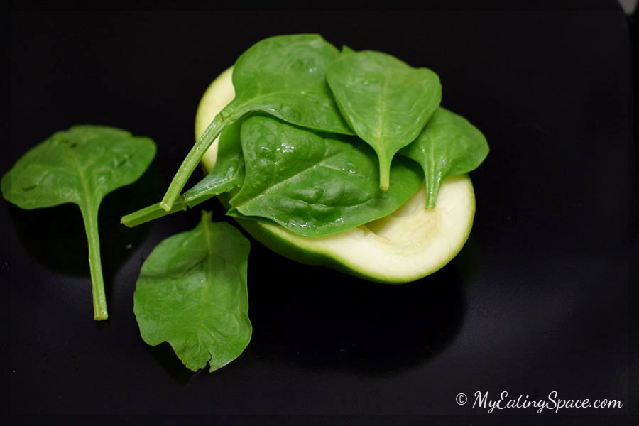 Green Mango Spinach Smoothie Recipe from myeatingspace.com