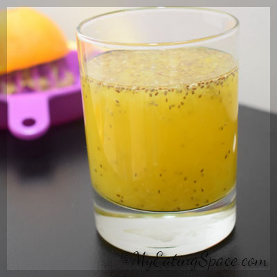 Chia seed citrus juice is a miracle health elixir and energy boosting drink that can be called a super juice. They are purely vegan and very refreshing. Get more recipes at myeatingspace.com