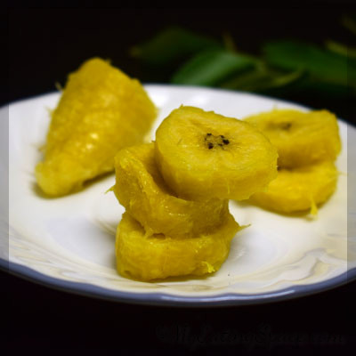 boiled plantain