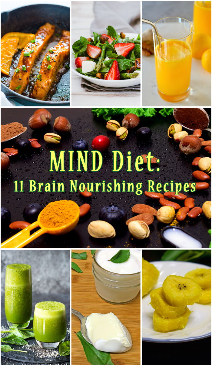 MIND Diet is considered an easy to follow diet. The studies prove to reduce the risk of Alzheimer's disease by eating nutritious food, Here are 11 recipes to include in MIND Diet and nourish and sharpen your brain. More recipes at myeatingspace.com
