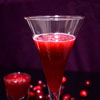 Orange cranberry slush, an instant cool drink made from homemade cranberry sauce. Make the sauce ahead and enjoy a cool slush all year round. More recipes at http://myeatingspace.com/
