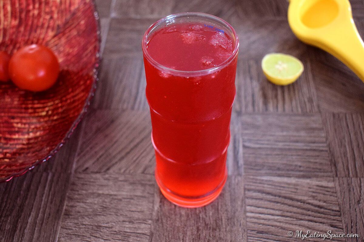 Hibiscus Flower Drink