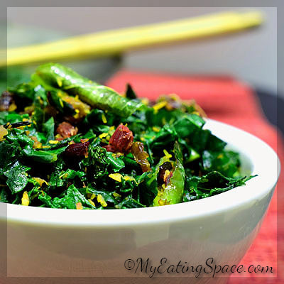 Sauteed Beet greens and kale made with coconut and turmeric is a nutritious recipe for brain health.
